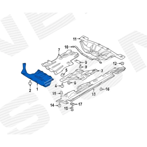 COVER UNDER ENGINE - 1