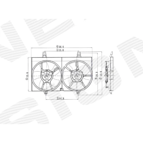 RADIATOR VENTILATOR AUTO - 0